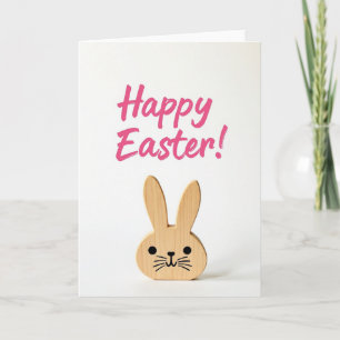 Tarjeta de Pascua Amigo de Madera
