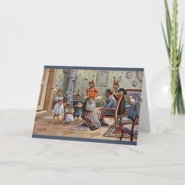 Tarjeta de Pascua Arthur Thiele - Reunión de la Fa (Anverso)