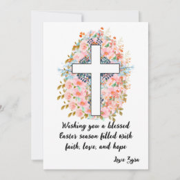 Tarjeta de Pascua Bendecida con mensaje de Persona