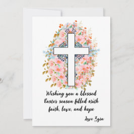 Tarjeta de Pascua Bendecida con mensaje de Persona