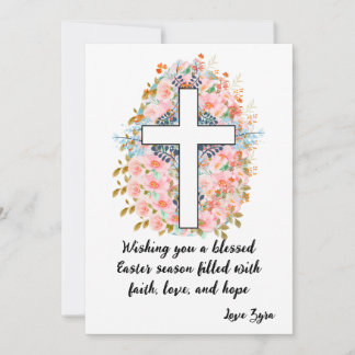 Tarjeta de Pascua Bendecida con mensaje de Persona