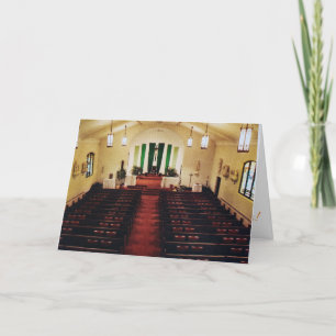 Tarjeta de Pascua "Church Interior"