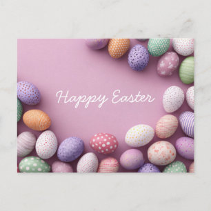 Tarjeta de Pascua con Huevos de Pascua