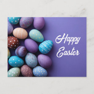 Tarjeta de Pascua con Huevos de Pascua