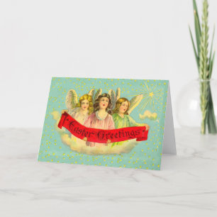 Tarjeta de Pascua con Ilustracion vintage