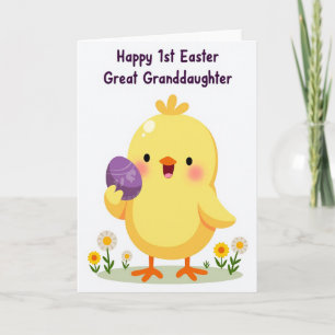 Tarjeta de Pascua con Patrón de Pájaro y Huevo