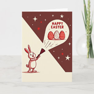 Tarjeta de Pascua con Patrón Festivo