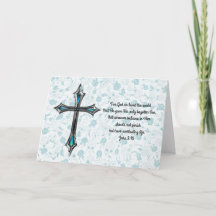 Tarjeta de Pascua con versículo de la Biblia de es