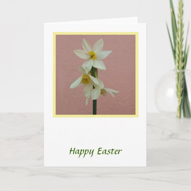 Tarjeta de Pascua Daffodil (Anverso)