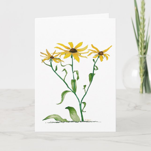 Tarjeta de Pascua Daisy Trio (Anverso)