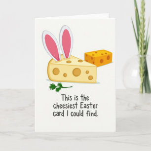 Tarjeta de Pascua de amigo cursi