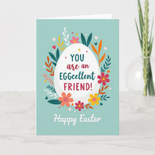 Tarjeta de Pascua de Amigo Excelente