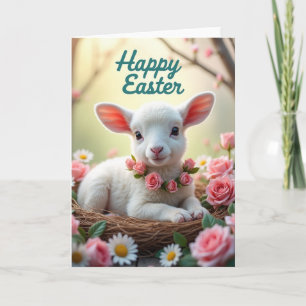 Tarjeta de Pascua de Animal de Primavera