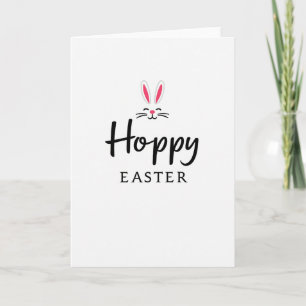 Tarjeta de Pascua de Animal Saltarín