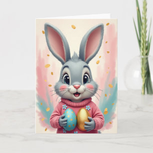 Tarjeta de Pascua de Criatura Encantadora