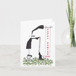 Tarjeta de Pascua de Eggs de Pascua