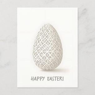 Tarjeta de Pascua de estilo minimalista
