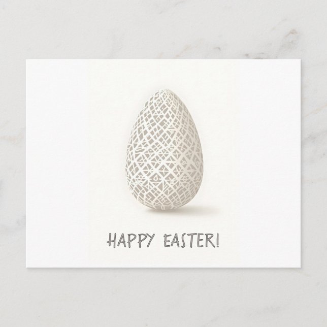 Tarjeta de Pascua de estilo minimalista (Anverso)