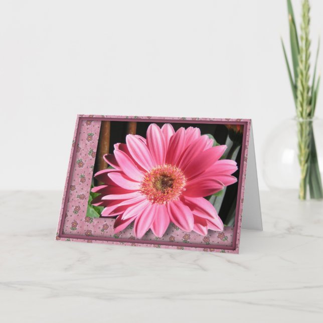 Tarjeta de Pascua de Fuente Grande Rosa Gerber Dai (Anverso)