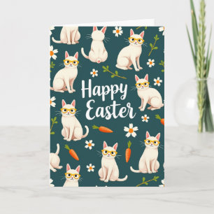 Tarjeta de Pascua de gatito