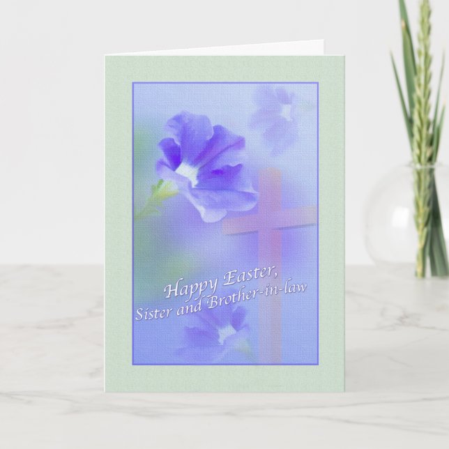 Tarjeta de Pascua de Hermana y Hermana (Anverso)