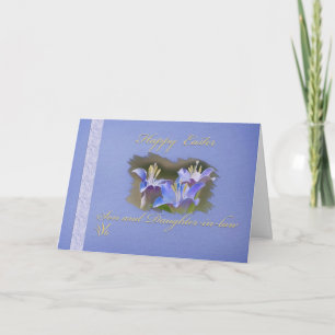 Tarjeta de Pascua de hijo e hija cuñada