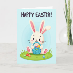 Tarjeta de Pascua de Huevos Manchados