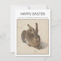 Tarjeta de Pascua de la liebre de Albrecht Dürer 1