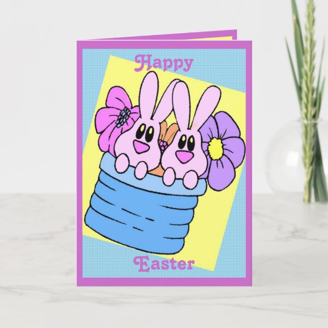 Tarjeta de Pascua de los Condes de Licitación (Anverso)