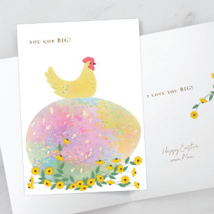 Tarjeta de Pascua de Mamá a Hijo Adulto