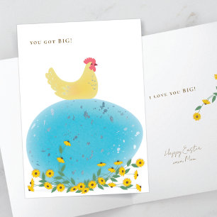 Tarjeta de Pascua de Mamá a Hijo Adulto