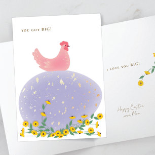 Tarjeta de Pascua de Mamá a Hijo Adulto