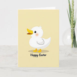 Tarjeta de Pascua de pajarito lindo