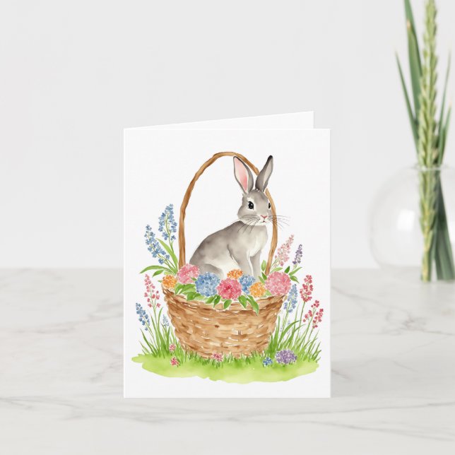 Tarjeta de Pascua de Pascua para Alumnos (Anverso)