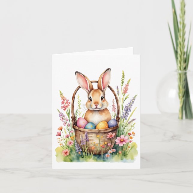 Tarjeta de Pascua de Pascua para Alumnos (Anverso)