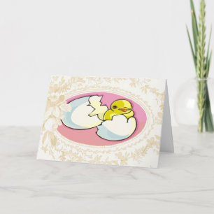 Tarjeta de Pascua de Patinaje para Niños