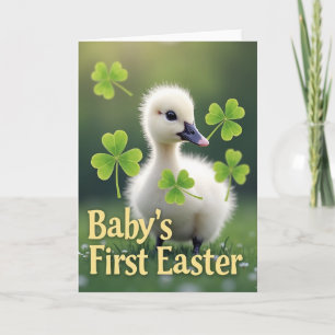Tarjeta de Pascua de Patito Esponjoso