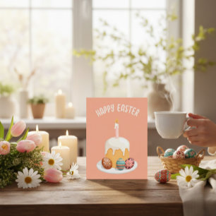 Tarjeta de Pascua de personalizable