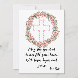 Tarjeta de Pascua de personalizable: Amor, Esperan