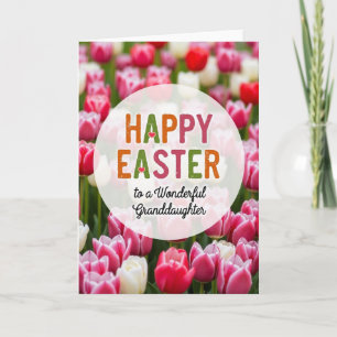 Tarjeta de Pascua de primavera feliz