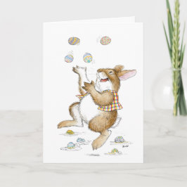 Tarjeta de Pascua de Rabbit Juling