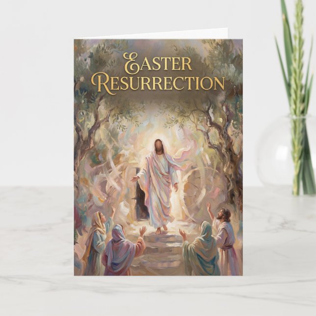 Tarjeta de Pascua de Resurrección (Anverso)