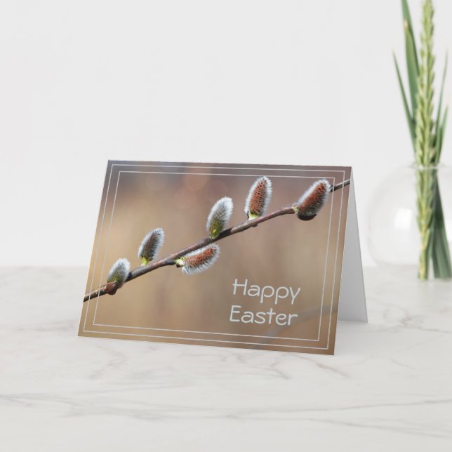 Tarjeta de Pascua de Sauce Llorón (Anverso)
