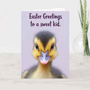Tarjeta de Pascua de Sweet Baby Bird