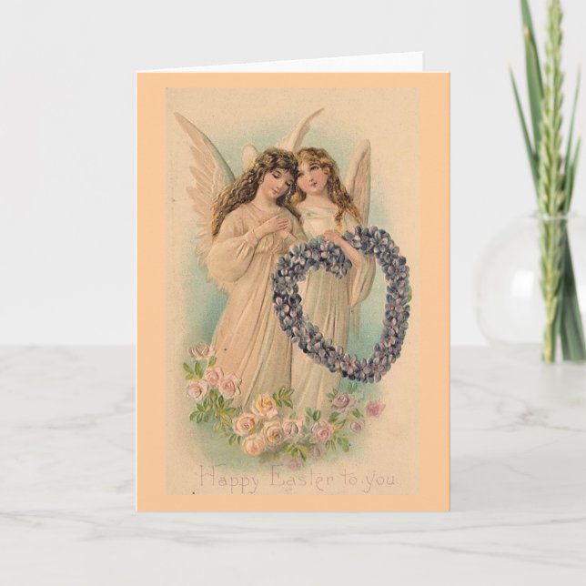 Tarjeta de pascua del Victorian (Anverso)