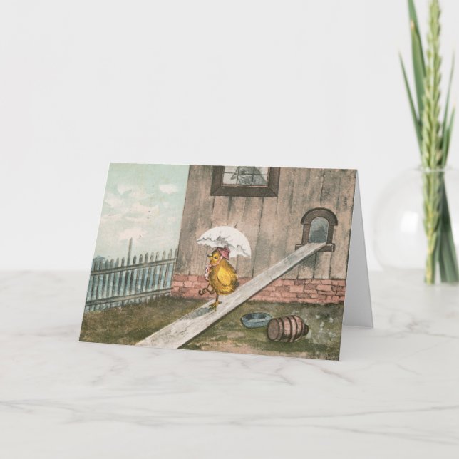 TARJETA DE PASCUA DEL VINTAGE (Anverso)