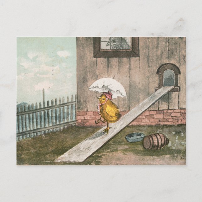 TARJETA DE PASCUA DEL VINTAGE (Anverso)