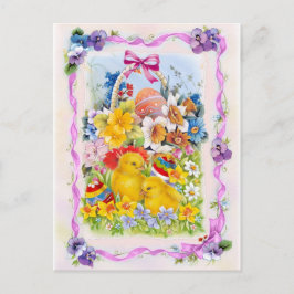 Tarjeta de pascua del vintage