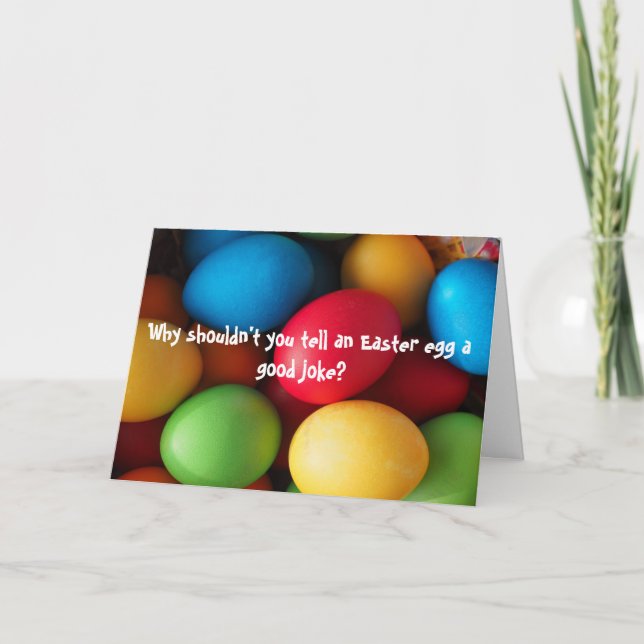 Tarjeta de pascua divertida (Anverso)