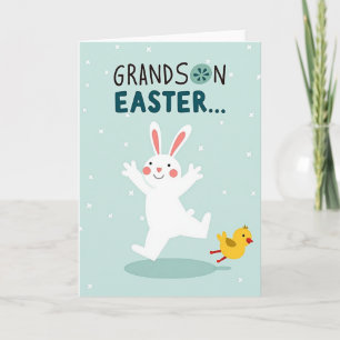 Tarjeta de Pascua divertida para nieto